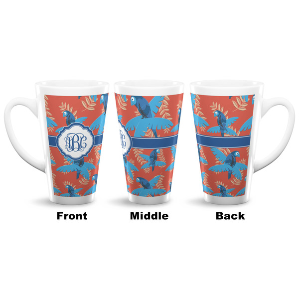 Blue Parrot 16 Oz Latte Mug - Approval