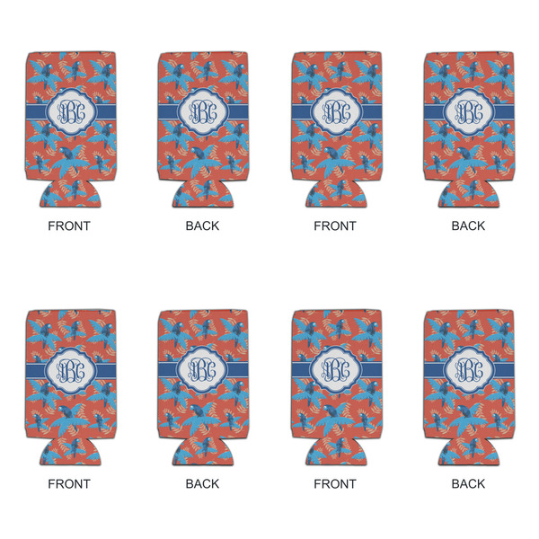 Blue Parrot 16oz Can Sleeve - Set of 4 - APPROVAL