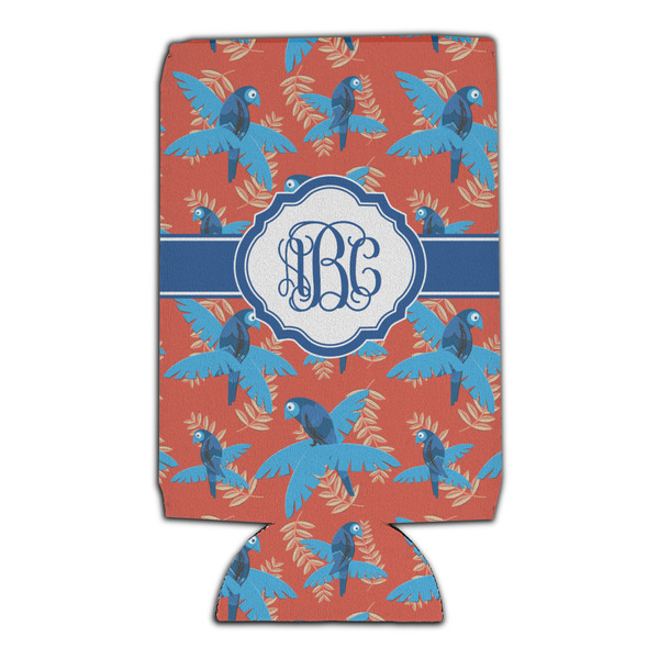 Blue Parrot 16oz Can Sleeve - Set of 4 - FRONT