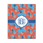Blue Parrot Wood Print - 16x20 (Personalized)