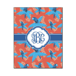 Blue Parrot Wood Print - 16x20 (Personalized)
