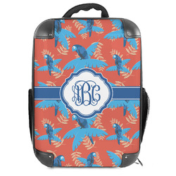 Blue Parrot Hard Shell Backpack (Personalized)