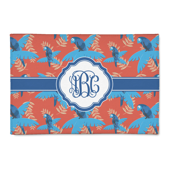 Custom Blue Parrot 2' x 3' Indoor Area Rug (Personalized)