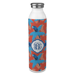 Blue Parrot 20oz Stainless Steel Water Bottle - Full Print (Personalized)