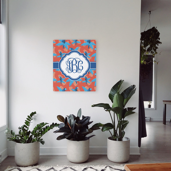 Blue Parrot 20x24 - Canvas Print - In Context