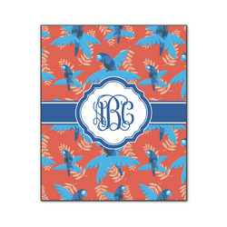 Blue Parrot Wood Print - 20x24 (Personalized)