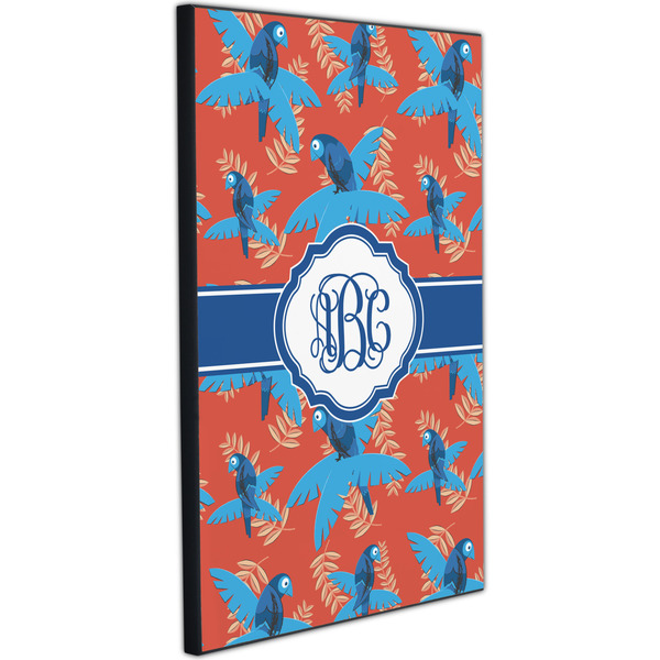 Blue Parrot 20x30 Wood Print - Angle View