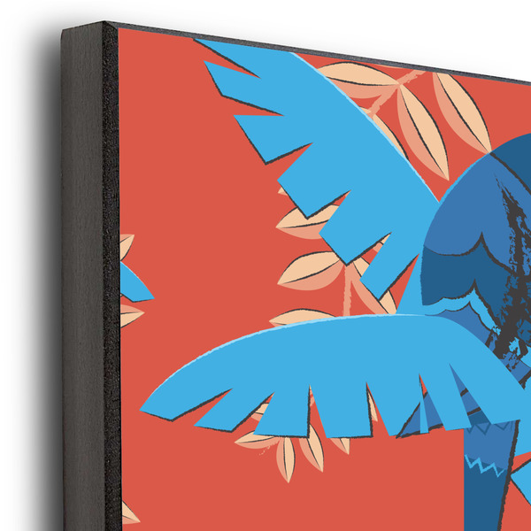 Blue Parrot 20x30 Wood Print - Closeup