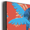 Blue Parrot 20x30 Wood Print - Closeup