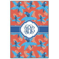 Blue Parrot Wood Print - 20x30 (Personalized)