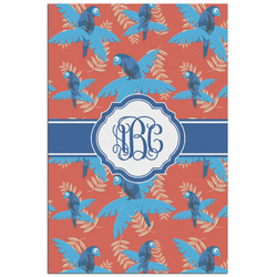 Blue Parrot Poster - Matte - 24x36 (Personalized)