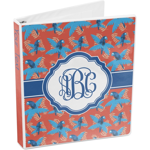 Blue Parrot 3-Ring Binder 3/4 - Main