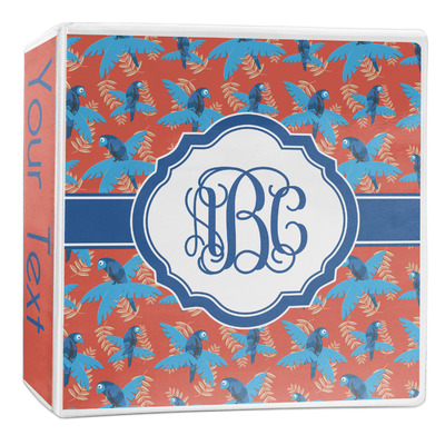 Blue Parrot 3-Ring Binder - 2 inch (Personalized)