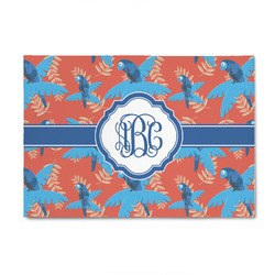 Blue Parrot 4' x 6' Patio Rug (Personalized)