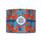 Blue Parrot 8" Drum Lampshade - FRONT (Fabric)