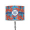 Blue Parrot 8" Drum Lampshade - ON STAND (Poly Film)