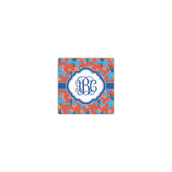 Blue Parrot 8x8 - Canvas Print - Front View