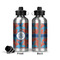 Blue Parrot Aluminum Water Bottle - Front and Back