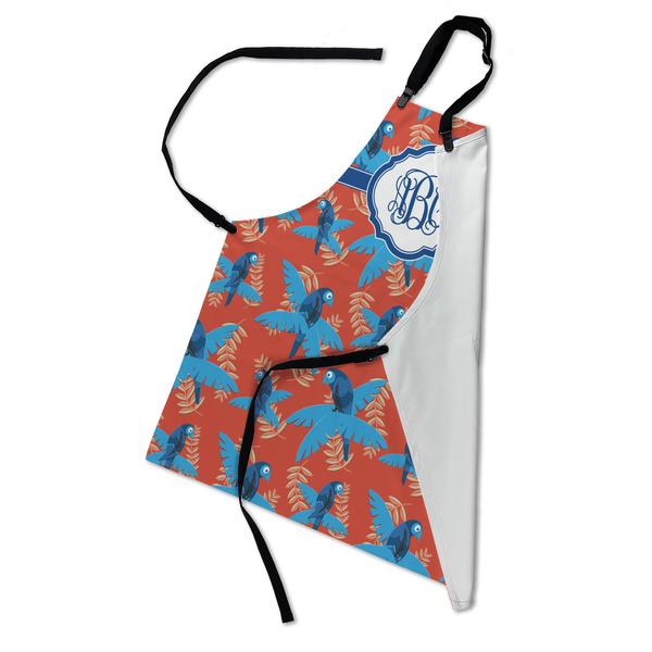 Blue Parrot Apron - Folded