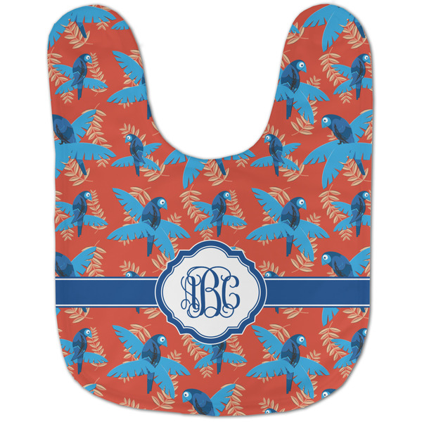 Blue Parrot Baby Bib - AFT flat