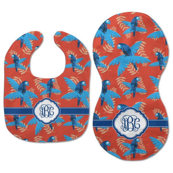 Blue Parrot Baby Bib & Burp Set - Approval (new bib & burp)