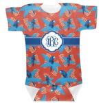 Blue Parrot Baby Bodysuit 12-18 (Personalized)