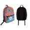 Blue Parrot Backpack front and back - Apvl