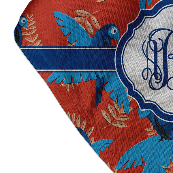 Blue Parrot Bandana Detail