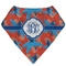 Blue Parrot Bandana Bib (Personalized)