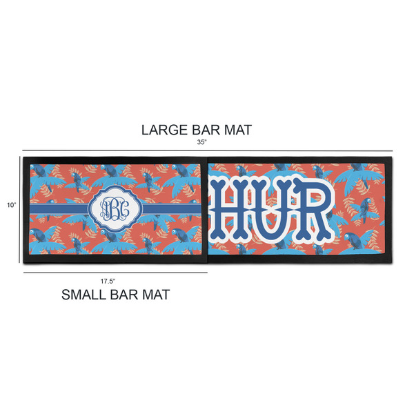 Blue Parrot Bar Mats - Sizing Chart