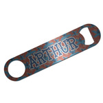 Blue Parrot Bar Bottle Opener - Silver w/ Monogram