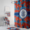 Blue Parrot Bath Towel Sets - 3-piece - In Context