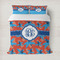 Blue Parrot Duvet Cover Set - Full / Queen (Personalized)