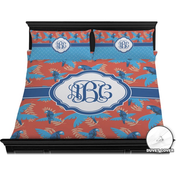 Blue Parrot Bedding Set (King) - Duvet