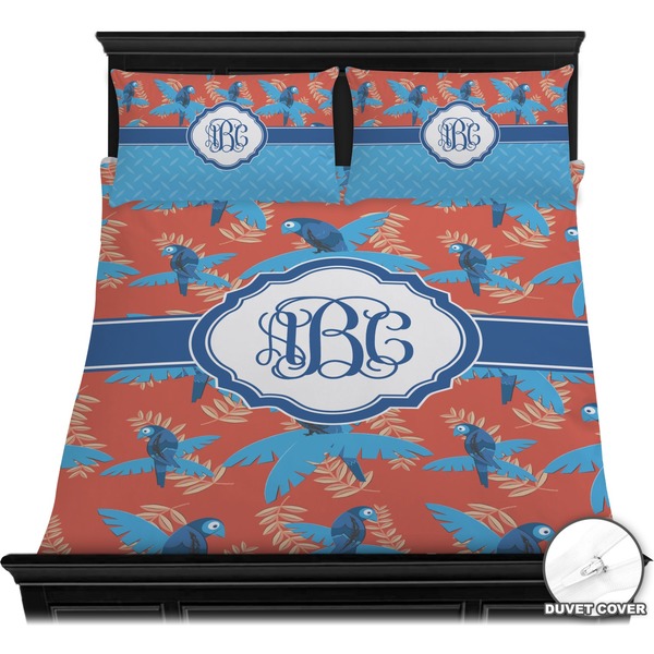 Blue Parrot Bedding Set (Queen) - Duvet