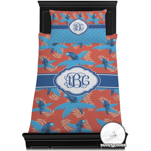 Blue Parrot Bedding Set (Twin) - Duvet