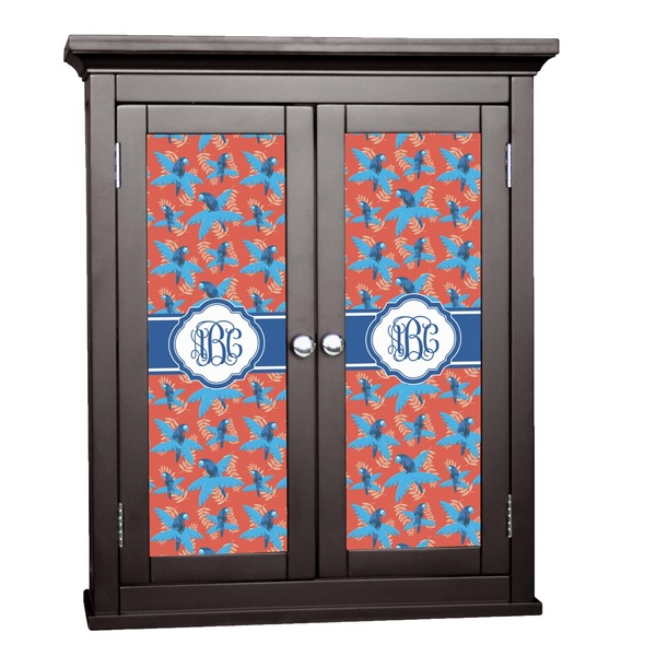 Custom Blue Parrot Cabinet Decal - Large (Personalized)