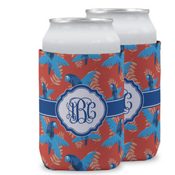 Blue Parrot Can Cooler (12 oz) w/ Monogram