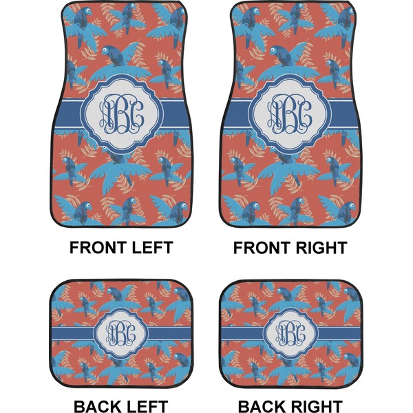 Blue Parrot Car Floor Mats Set (2F + 2B)