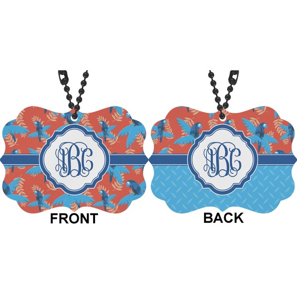 Blue Parrot Car Ornament (Approval)