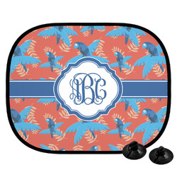 Blue Parrot Car Side Window Sun Shade (Personalized)