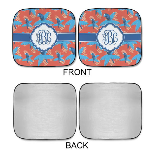 Blue Parrot Car Sun Shades - APPROVAL
