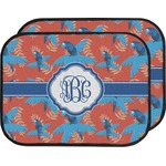 Blue Parrot Car Floor Mats (Back Seat) (Personalized)