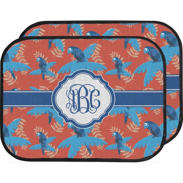 Blue Parrot Custom Car Floor Mats Set (2Front & 2Back)