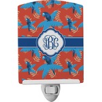 Blue Parrot Ceramic Night Light (Personalized)