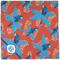 Blue Parrot Cloth Napkins - Personalized Dinner (Full Open)