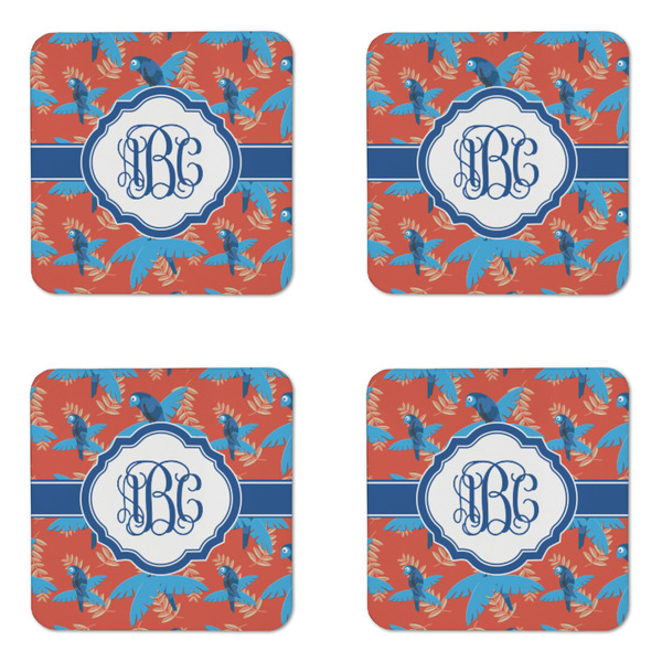 Blue Parrot Coaster Set - APPROVAL