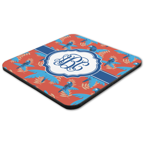 Blue Parrot Coaster Set - FLAT (one)