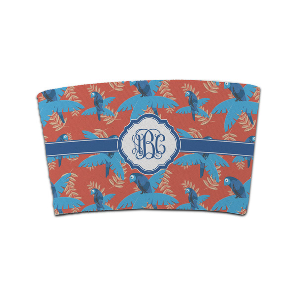 Custom Blue Parrot Coffee Cup Sleeve (Personalized)