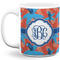 Blue Parrot Coffee Mug - 11 oz - Full- White